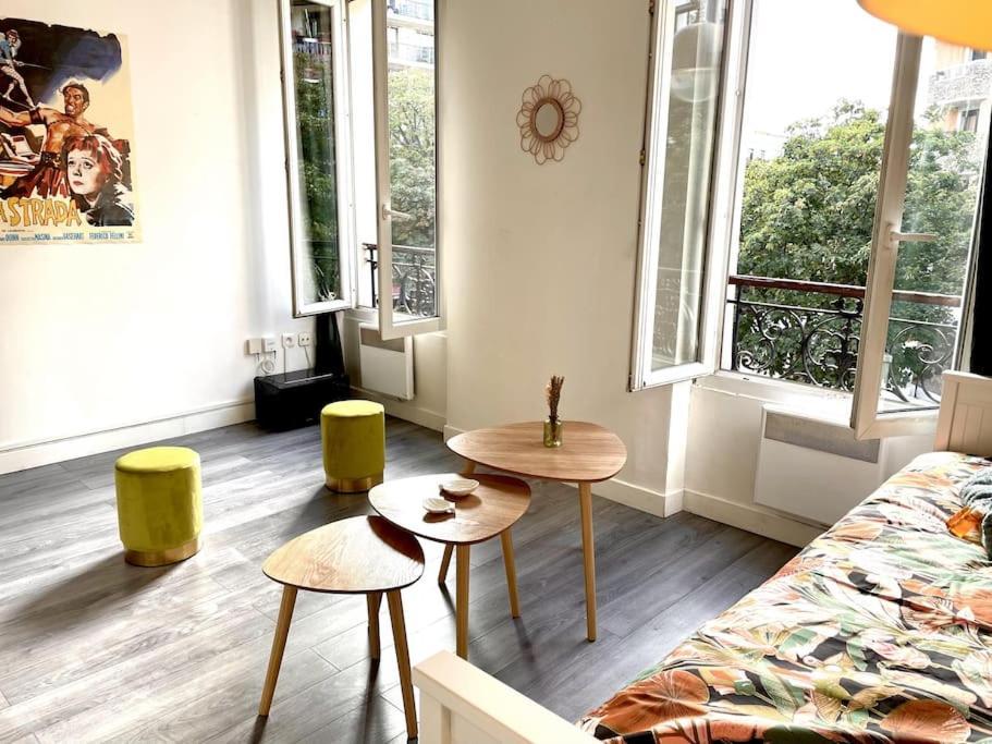 Charming Bright Sunny Studio Near Canal St Martin Paris Exteriör bild